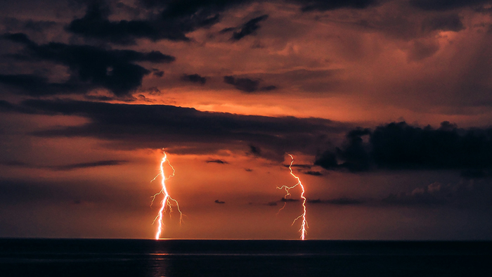 80% Of Lightning Occurs Over The Land, But The Most Extreme Lightning Happens Over The Ocean 80% Of Lightning Occurs Over The Land, But The Most Extreme Lightning Happens Over The Ocean