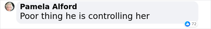 Comment by Pamela Alford discussing control, with 72 likes. Comment by Pamela Alford discussing control, with 72 likes.