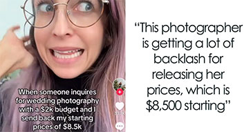 Wedding Photographer Reveals Her Prices, People Can’t Help But Mock Her