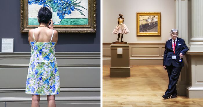 I Went To A Museum And Photographed Some Unintended Parallels Between People And Art (19 Pics)
