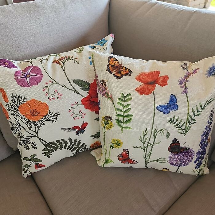 Bring The Blossoms Out: Pillow Covers By All Smiles For Patio Perfection!