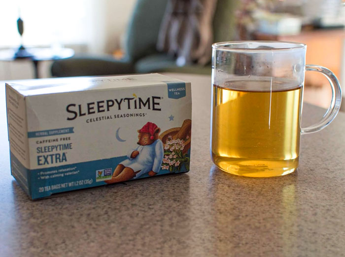 Hitting The Snooze Button Is *So* Much Easier With Celestial Seasonings Sleepytime Extra Tea