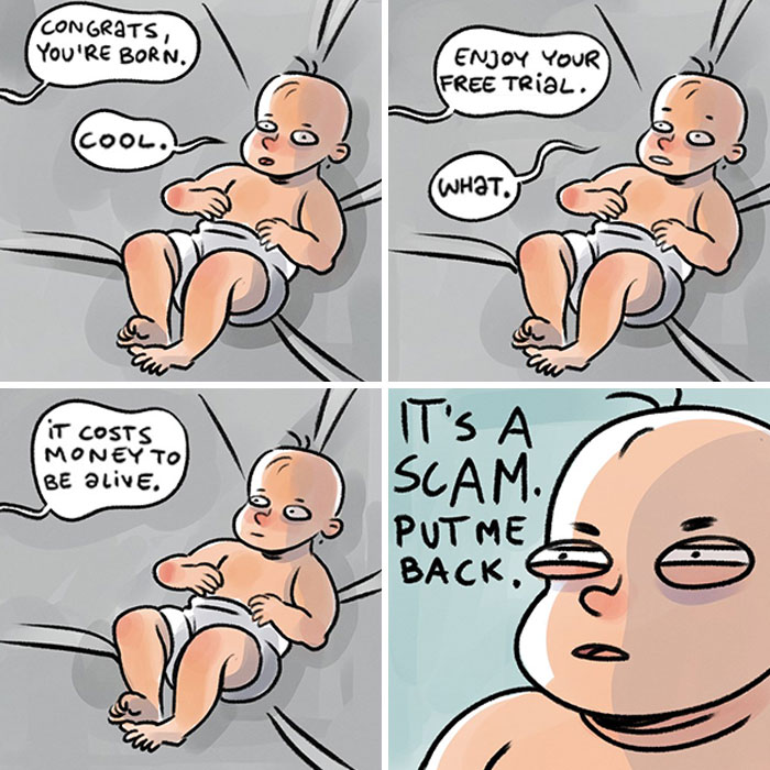 30 Sarcastic Comics Featuring Random Topics By Kasia Babis