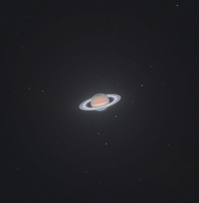 Saturn Through My 6" Telescope