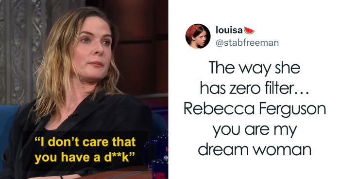 Rebecca Ferguson’s Viral Moments From The “Dune” Press Tour Are Nearly As Good As The Film