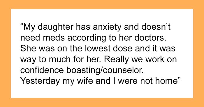 Family Drama Ensues Over Dad Refusing To Order Pizza For Socially Anxious Daughter Staying At Home