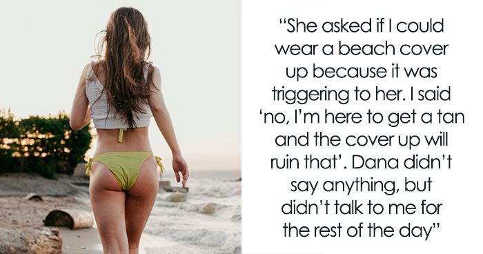 Woman Refuses To Cover Her Scar After It Triggers Her Friend At The Beach, Drama Ensues