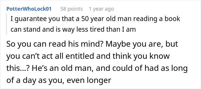 Person Refuses To Give Up Seats For The Pregnant And Elderly, Starts A Fierce Debate Person Refuses To Give Up Seats For The Pregnant And Elderly, Starts A Fierce Debate