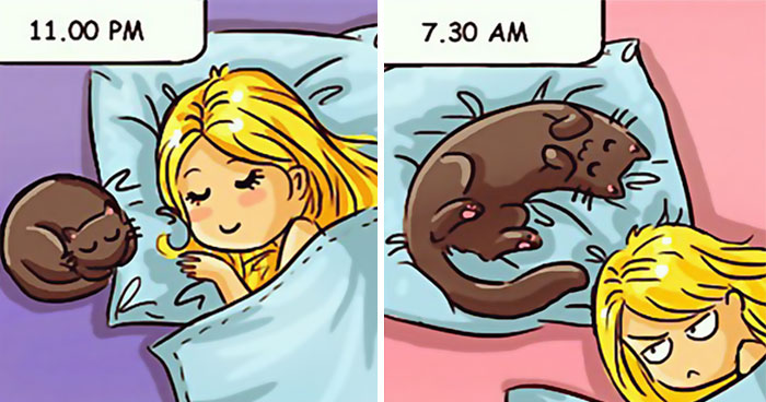 30 Comics Perfectly Depicting Hilarious Cat Antics, By This Artist From Tallinn