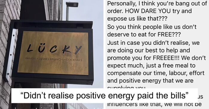 Restaurant Goes Viral For Putting Influencer In Their Place After They Asked To Eat For Free