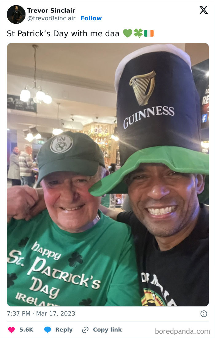 Happy Saint Patrick’s Day To You Both