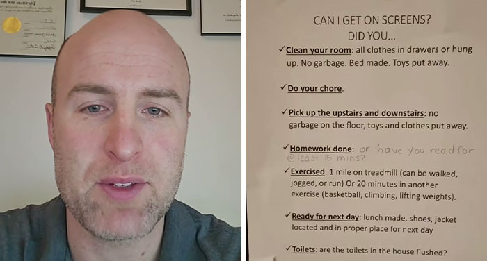 Dad’s Genius To-Do List Makes Kids Finish Chores Before Screen Time And It Actually Works