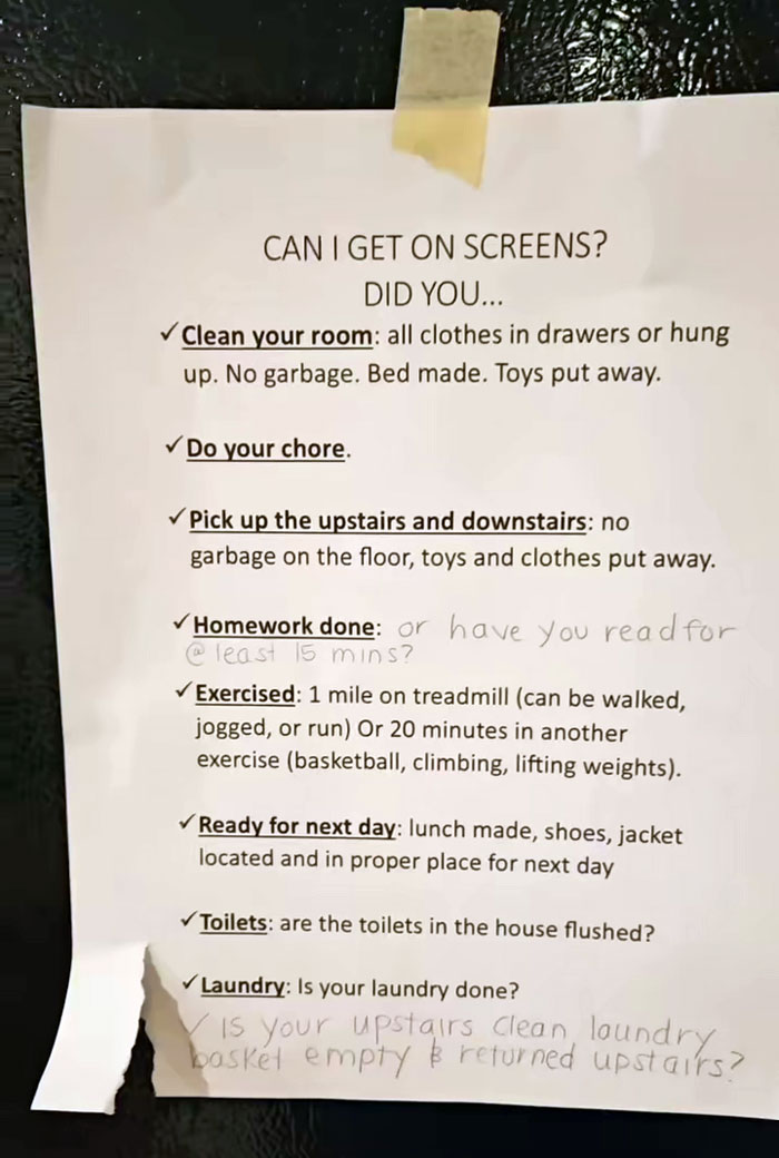 Dad's Genius To-Do List Makes Kids Finish Chores Before Screen Time And It Actually Works