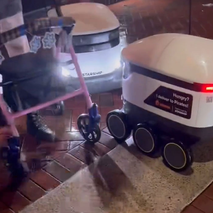 Students Fight Back After College Campus Is “Taken Over” By Delivery Robots