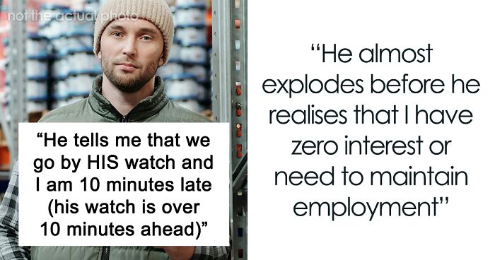 “We Go By His Watch”: Aggravating Manager Gets A Taste Of His Own Medicine