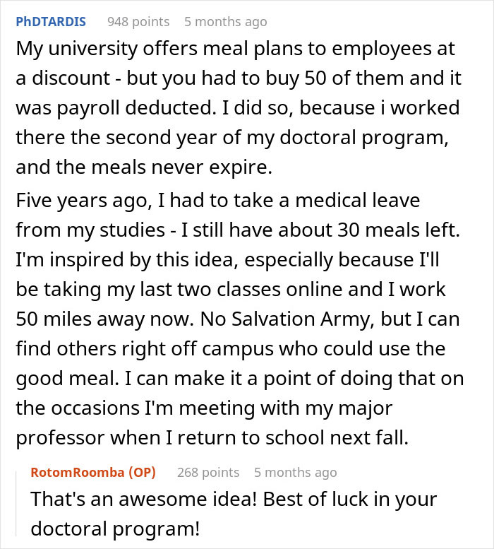 “One Of The Proudest Moments Of My Life”: Student’s Malicious Compliance Feeds Over 120 People “One Of The Proudest Moments Of My Life”: Student’s Malicious Compliance Feeds Over 120 People