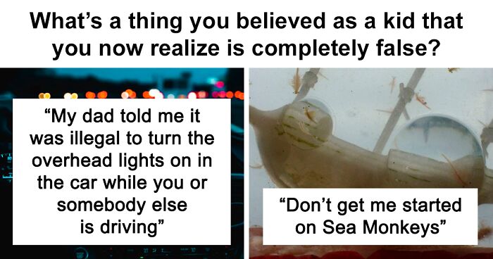 43 Of The Silliest Things People Actually Believed As Kids