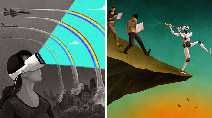 Artist Creates Thought-Provoking Illustrations On Modern Realities (37 Pics)