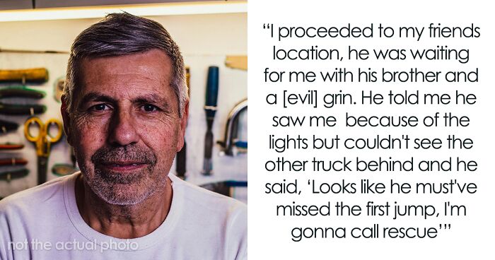 Man Gets Followed So He Takes The “Scenic” Route That Results In The Stalker Ruining His Truck