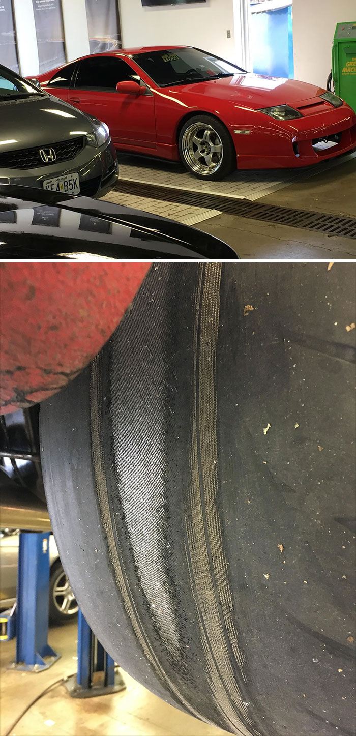 Se ha dejado los neumáticos antes de venir a cambiarlos