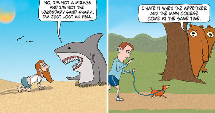 30 New Comics Portraying Animals In Funny Situations By This Artist