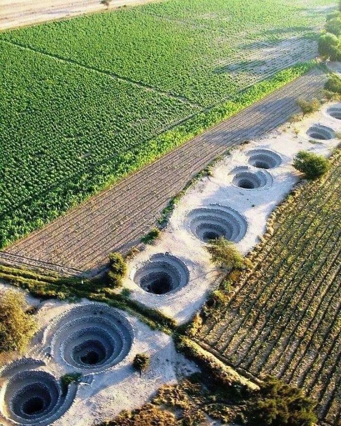 The Cantalloc Aqueducts, Built By The Nazca People In The Peruvian Desert 1,500 Years Ago, Are Still In Use Today