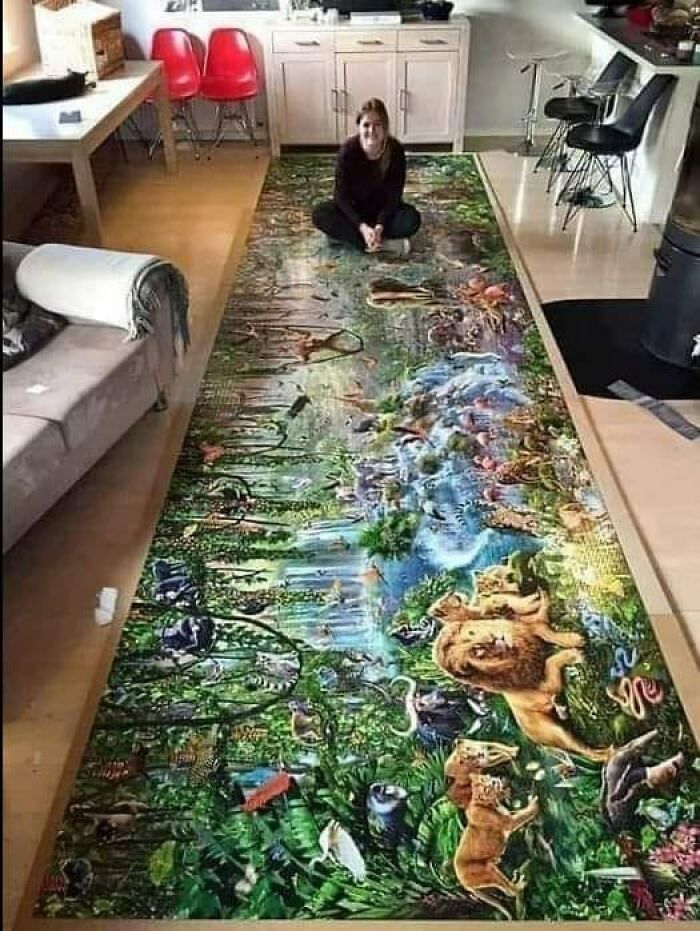 A Puzzle Completed With Patience.. 30,000 Thousand Pieces