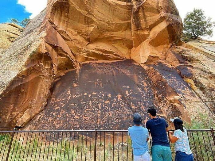 Newspaper Rock Is One Of The Largest And Most Easily Accessible Petroglyph Panels In Utah