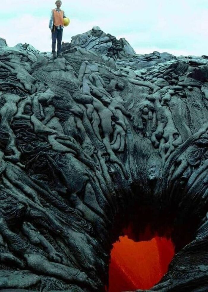 This Lava Pit Looks Like It's Sucking The Souls Of The Damned Into Hell