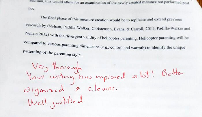 I Just Wanted To Extend A Thank You To Professors Who Write Notes Like These On Assignments