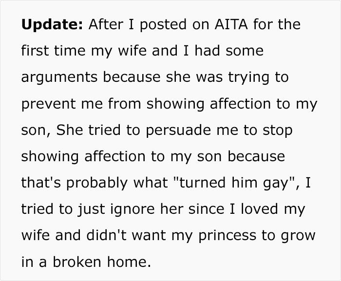 Man Hugs And Kisses Gay Son, Angers Homophobic Wife Man Hugs And Kisses Gay Son, Angers Homophobic Wife