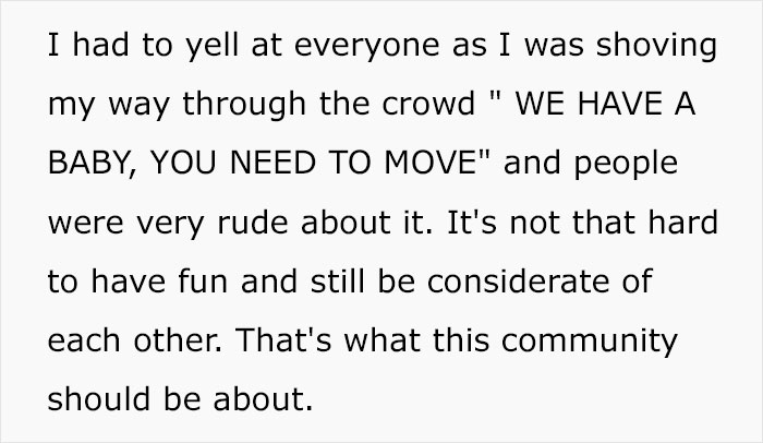 “Have Some Respect”: Mom Vents About Her Experience Of Bringing A Baby To A Rave, Gets Dragged “Have Some Respect”: Mom Vents About Her Experience Of Bringing A Baby To A Rave, Gets Dragged