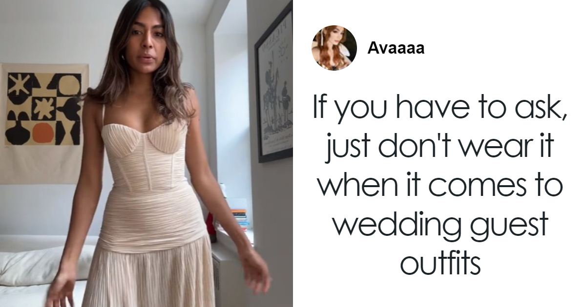 "I Need Your Help": Woman Sparks Debate After Showing Tan Dress She Planned To Wear To A Wedding - Vimarsana News