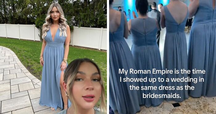 Woman Shows Up To Wedding Wearing Bridesmaids’ Dress, Sparks Debate About Etiquette