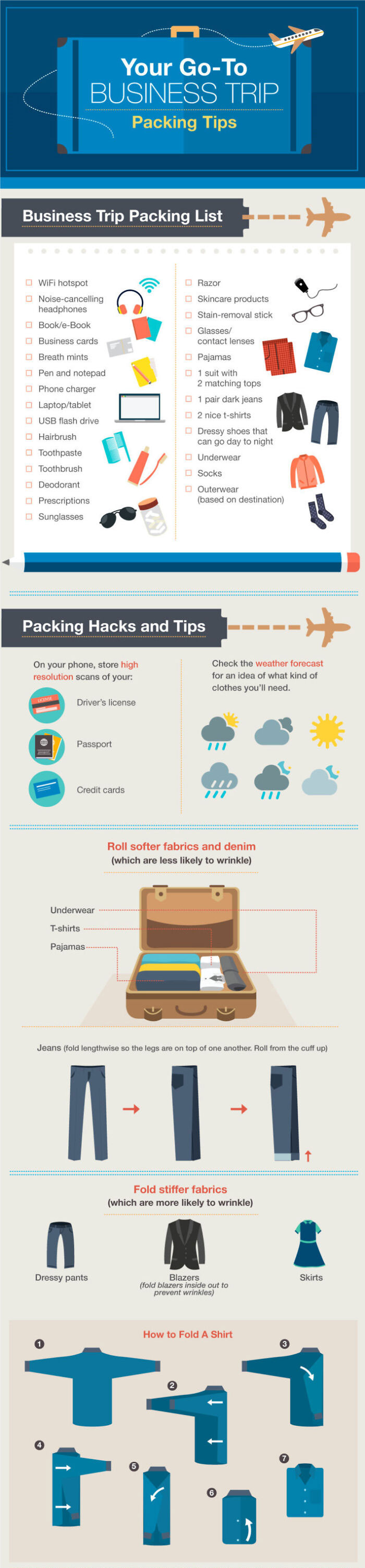 Go-To Business Trip Packing Tips