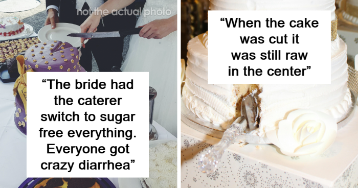 34 Times People Were Served Ridiculous Food At Weddings