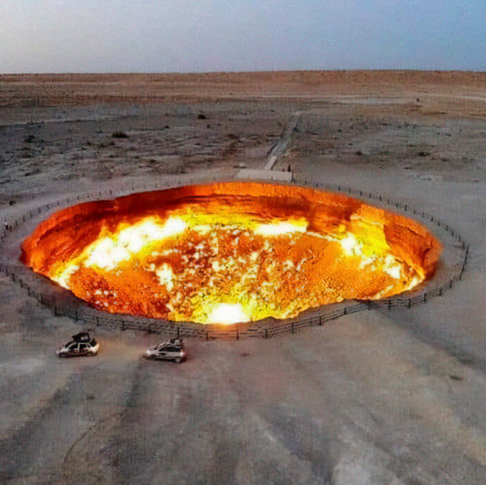 "Las puertas del infierno" en Turkmenistán