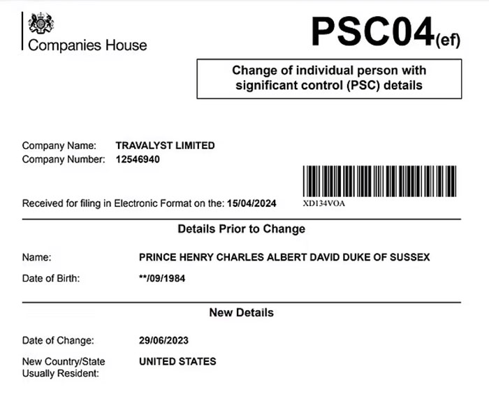 Prince Harry Makes Megxit Official By Declaring U.S. His “New Country” And Throwing Away UK Residency Prince Harry Makes Megxit Official By Declaring U.S. His “New Country” And Throwing Away UK Residency