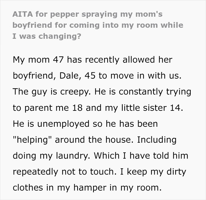 Mom’s New Boyfriend Crosses The Line, Gets Pepper-Sprayed By Teen He Walked In On