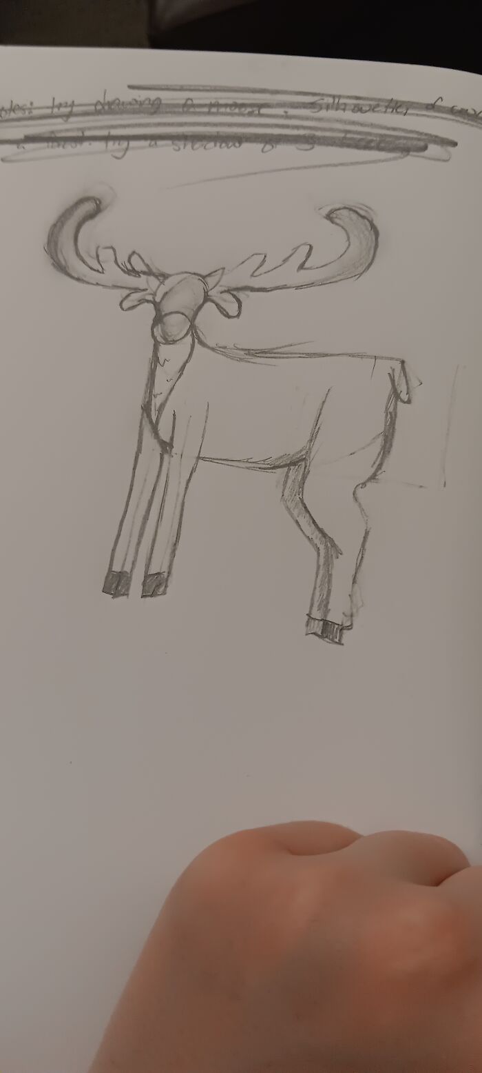 Not As Good, But I Raise You A Moose-Deer Thing!