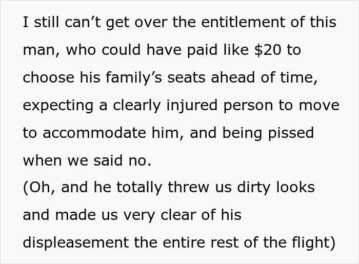 Injured Woman Refuses To Be Bullied Out Of Her Priority Seat By Entitled Dad