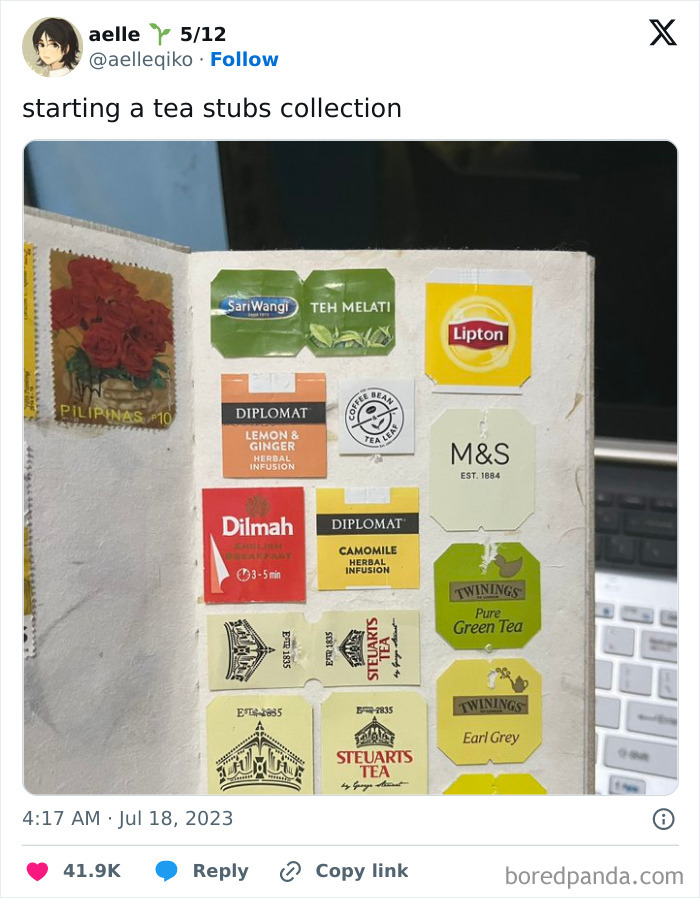 It Just Makes Me Happy To See Things That Are Kind Of "Proof" That I Have Lived, Even If It's Something As Silly And Seemingly Insignificant As Tea Stubs