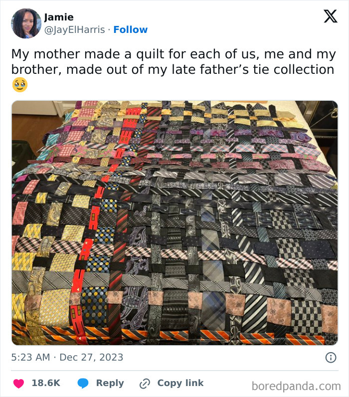 What An Impressive Tie Collection He Must Have Had