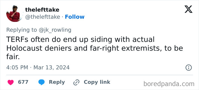 J.K. Rowling Threatens Legal Action Against Journalist Who Called Her “A Holocaust Denier” J.K. Rowling Threatens Legal Action Against Journalist Who Called Her “A Holocaust Denier”