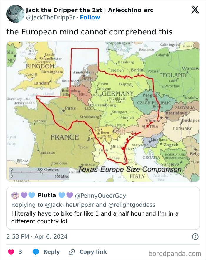 “The European Mind Can’t Comprehend”: People Poke At Differences Between The US And Europe (New Pics)