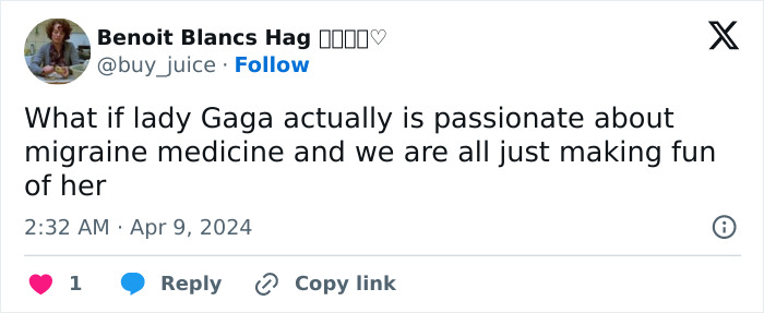 “WHERE ARE YOUR ETHICS?”: Lady Gaga Slammed For Promoting Migraine Med “WHERE ARE YOUR ETHICS?”: Lady Gaga Slammed For Promoting Migraine Med