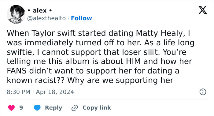 “Why Are We Supporting Her?“: Fans Outraged Taylor Swift’s Album Appears To Defend Matty Healy “Why Are We Supporting Her?“: Fans Outraged Taylor Swift’s Album Appears To Defend Matty Healy