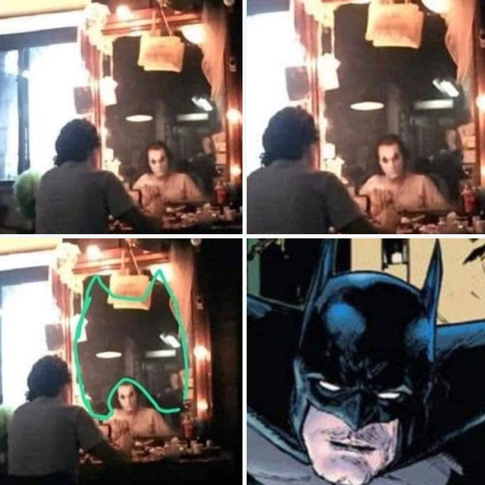 Last One For Tonight Guys, In The Beginning Of Joker (2019) There’s A Familiar Face In The Mirror