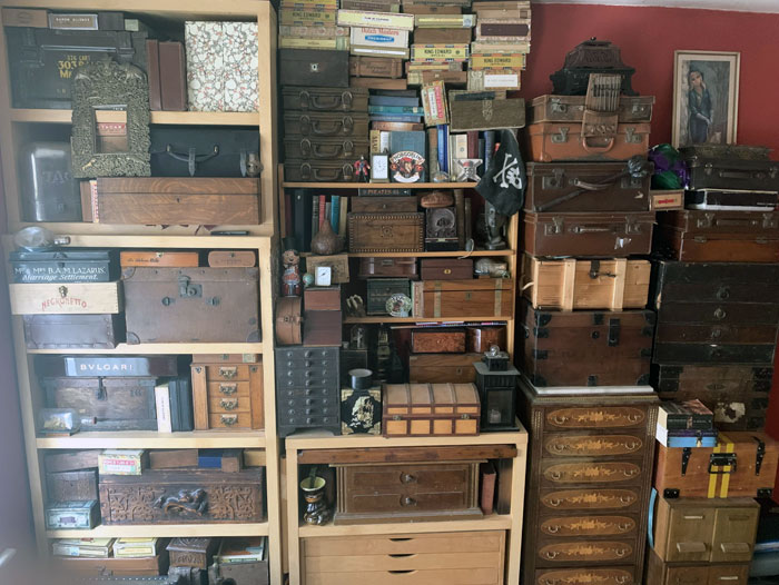 Over The Years, I’ve Collected Other People’s Collections That Have Been Thrown Away. Anything People Collect Will Be In These Boxes, Including The Boxes And Drawers