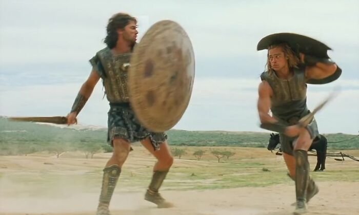 In Troy (2004), Brad Pitt And Eric Bana Did Not Use Stunt Doubles For Their Epic Duel